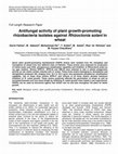 Research paper thumbnail of Antifungal activity of plant growth-promoting rhizobacteria isolates against Rhizoctonia solani in wheat