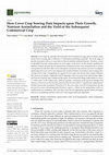 Research paper thumbnail of How Cover Crop Sowing Date Impacts upon Their Growth, Nutrient Assimilation and the Yield of the Subsequent Commercial Crop