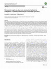 Research paper thumbnail of Mechanistic insights on plant root colonization by bacterial endophytes: a symbiotic relationship for sustainable agriculture