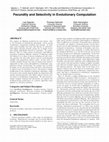 Research paper thumbnail of Fecundity and Selectivity in Evolutionary Computation