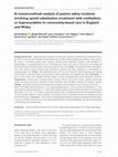 Research paper thumbnail of A mixed‐methods analysis of patient safety incidents involving opioid substitution treatment with methadone or buprenorphine in community‐based care in England and Wales