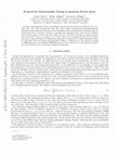 Research paper thumbnail of Proposal for Dimensionality Testing in Quantum Private Query