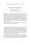 Research paper thumbnail of Meaning and Anti-Meaning in Life