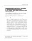 Research paper thumbnail of Edema pulmonar contralateral secundario al daño por isquemia-reperfusión de un pulmón. Papel de la vasoconstricción arterial pulmonar