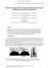 Research paper thumbnail of Dynamics of generation of nanooxides during the burning of aluminum and titanium microparticles