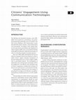 Research paper thumbnail of Citizens' Engagement Using Communication Technologies