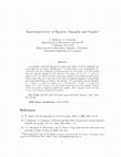 Research paper thumbnail of Superconnectivity of bipartite digraphs and graphs