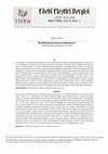 Research paper thumbnail of Oflu Bilâl Efendi'nin Manzum Nasîhatnâmesi