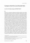 Research paper thumbnail of Soybağinin Reddi Davasinda Biyolojik Baba 2020-Arş. Gör. Dr. Fatma Zeynep ALTINER YOLCU