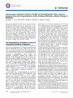 Research paper thumbnail of Intracameral Antibiotics Reduce the Risk of Endophthalmitis after Cataract Surgery: Does the Preponderance of the Evidence Mandate a Global Change in Practice?