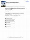 Research paper thumbnail of International Collaboration and Harmonization of Design Standards