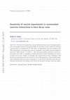 Research paper thumbnail of Sensitivity of reactor experiments to nonstandard neutrino interactions in beta decay rates