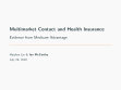 Research paper thumbnail of Multimarket Contact in Health Insurance: Evidence from Medicare Advantage