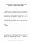 Research paper thumbnail of Revisiting the relationship between nurse staffing and quality of care in nursing homes: An instrumental variables approach