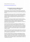 Research paper thumbnail of La formación docente de calidad tiene prisa