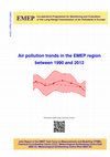 Research paper thumbnail of Air pollution trends in the EMEP region between 1990 and 2012. Joint Report of the EMEP Task Force on Measurements and Modelling (TFMM), Chemical Co-ordinating Centre (CCC), Meteorological Synthesizing Centre-East (MSC-E), Meteorological Synthesizing Centre-West (MSC-W)