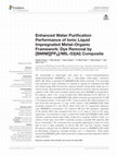 Research paper thumbnail of Enhanced Water Purification Performance of Ionic Liquid Impregnated Metal–Organic Framework: Dye Removal by [BMIM][PF6]/MIL-53(Al) Composite