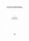 Research paper thumbnail of Women in Mexican Subnational Legislatures: From Descriptive to Sustantive Representation