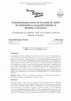 Research paper thumbnail of Consideraciones acerca de la noción de 'usted' de solidaridad en el español hablado en Medellín (Colombia)