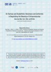 Research paper thumbnail of On startups and doublethink – resistance and conformity in negotiating the meaning of entrepreneurship