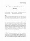 Research paper thumbnail of “Because It Sounds Right”: A Guiding Light of Speaker Knowledge