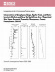 Research paper thumbnail of Interpretation of geophysical logs, aquifer tests, and water levels in wells in and near the North Penn Area 7 Superfund site, Upper Gwynedd Township, Montgomery County, Pennsylvania, 2000-02