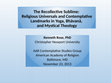 Research paper thumbnail of The Recollective Sublime--American Academy of Religion Presentation (2013)