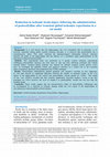 Research paper thumbnail of Reduction in ischemic brain injury following the administration of pentoxifylline after transient global ischemia/ reperfusion in a rat model