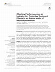 Research paper thumbnail of Olfactory Performance as an Indicator for Protective Treatment Effects in an Animal Model of Neurodegeneration