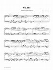 Research paper thumbnail of Partitura Piano UN AÑO Sebastian Yatra