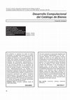 Research paper thumbnail of Desarrollo Computacional del Catálogo de Bienes