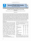 Research paper thumbnail of Journal of South Asian Studies DETERMINANTS OF FOREIGN DIRECT INVESTMENT IN SOUTH ASIA: ANALYSIS OF ECONOMIC, INSTITUTIONAL AND POLITICAL FACTORS