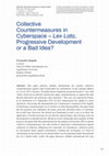 Research paper thumbnail of Collective Countermeasures in Cyberspace – Lex Lata, Progressive Development or a Bad Idea?