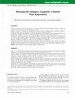 Research paper thumbnail of Etiología del nistagmo congénito o infantil. Ruta diagnóstica