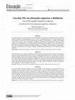 Research paper thumbnail of Uso das TIC na educação superior a distância