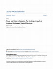 Research paper thumbnail of Power and Citizen Deliberation: The Contingent Impacts of Interests, Ideology, and Status Differences