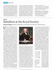 Research paper thumbnail of Rags, riches and Royal Society rebellion