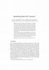 Research paper thumbnail of Modelling Multi-GPU Systems 1