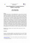 Research paper thumbnail of Project Management as Learning Outcomes in Students' Group Project