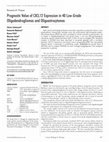 Research paper thumbnail of Prognostic value of CXCL12 expression in 40 low-grade oligodendrogliomas and oligoastrocytomas