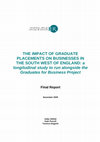 Research paper thumbnail of The impact of graduate placements on businesses in the South West of England