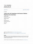 Research paper thumbnail of The United States and ILO Conventions 87 and 98: The Freedom of Association and the Right to Bargain Collectively