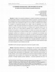 Research paper thumbnail of El desempeño organizacional como instrumento de gestión: un análisis de los hoteles brasileños de grandes dimensiones