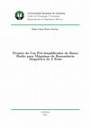 Research paper thumbnail of Projeto de um Preamplificador de Baixo Ruído para Máquinas de Ressonância Magnética de 3T. A Low Noise Preamplifier Project for 3 Tesla Magnetic Resonance Machines