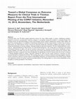 Research paper thumbnail of Toward a Global Consensus on Outcome Measures for Clinical Trials in Tinnitus: Report From the First International Meeting of the COMiT Initiative, November 14, 2014, Amsterdam, The Netherlands