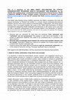 Research paper thumbnail of A Response to the WMA Draft Declaration on Ethical Considerations Regarding Health Databases and Biobanks