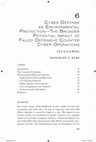 Research paper thumbnail of Cyberdefense as Environmental Protection—The Broader Potential Impact of Failed Defensive Counter Cyber Operations