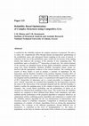 Research paper thumbnail of Reliability Based Optimization of Complex Structures using Competitive GAs