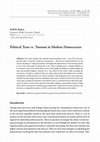 Research paper thumbnail of Political Trust vs. Turnout in Modern Democracies