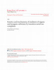 Research paper thumbnail of Kinetics and mechanisms of oxidation of organic and inorganic substrates by transition metal oxo complexes